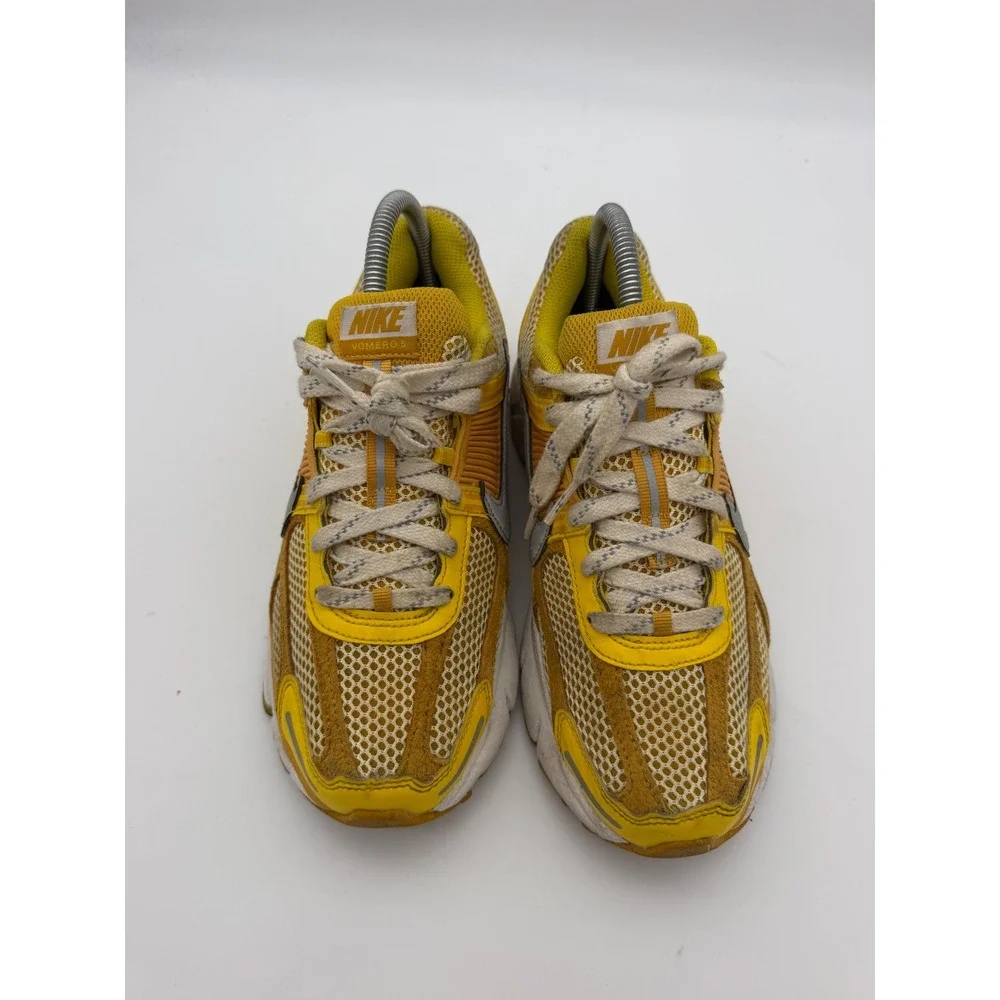 Nike Zoom Vomero 5 Yellow Ochre Silver Mens 5 Women 6.5 FJ4453-765 Running Shoes